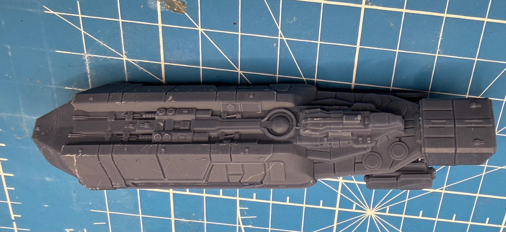 Halo Fleet Battles Proxy UNSC Orion Assault Cruiser Upgrade set for epic scale space games