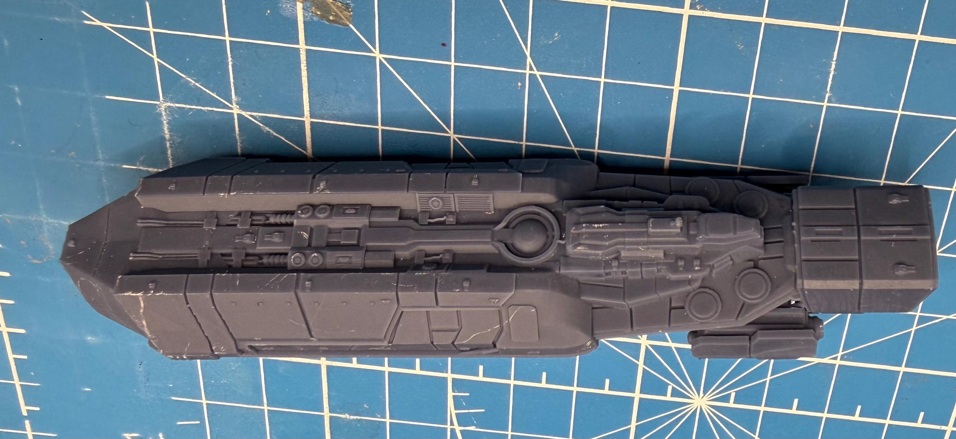 Halo Fleet Battles Proxy UNSC Orion Assault Cruiser Upgrade set for epic scale space games