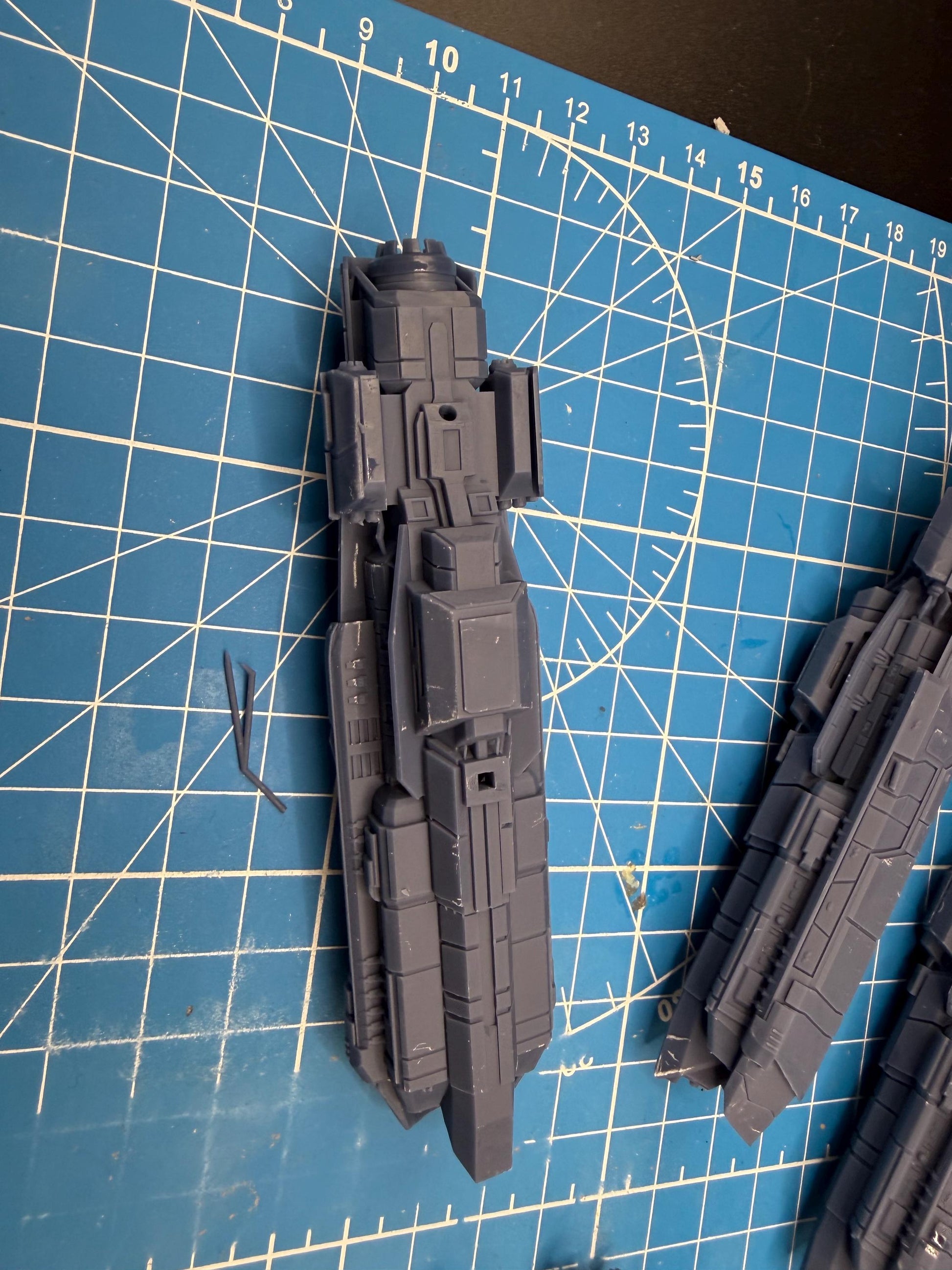 Halo Fleet Battles Proxy UNSC Orion Assault Cruiser Upgrade set for epic scale space games