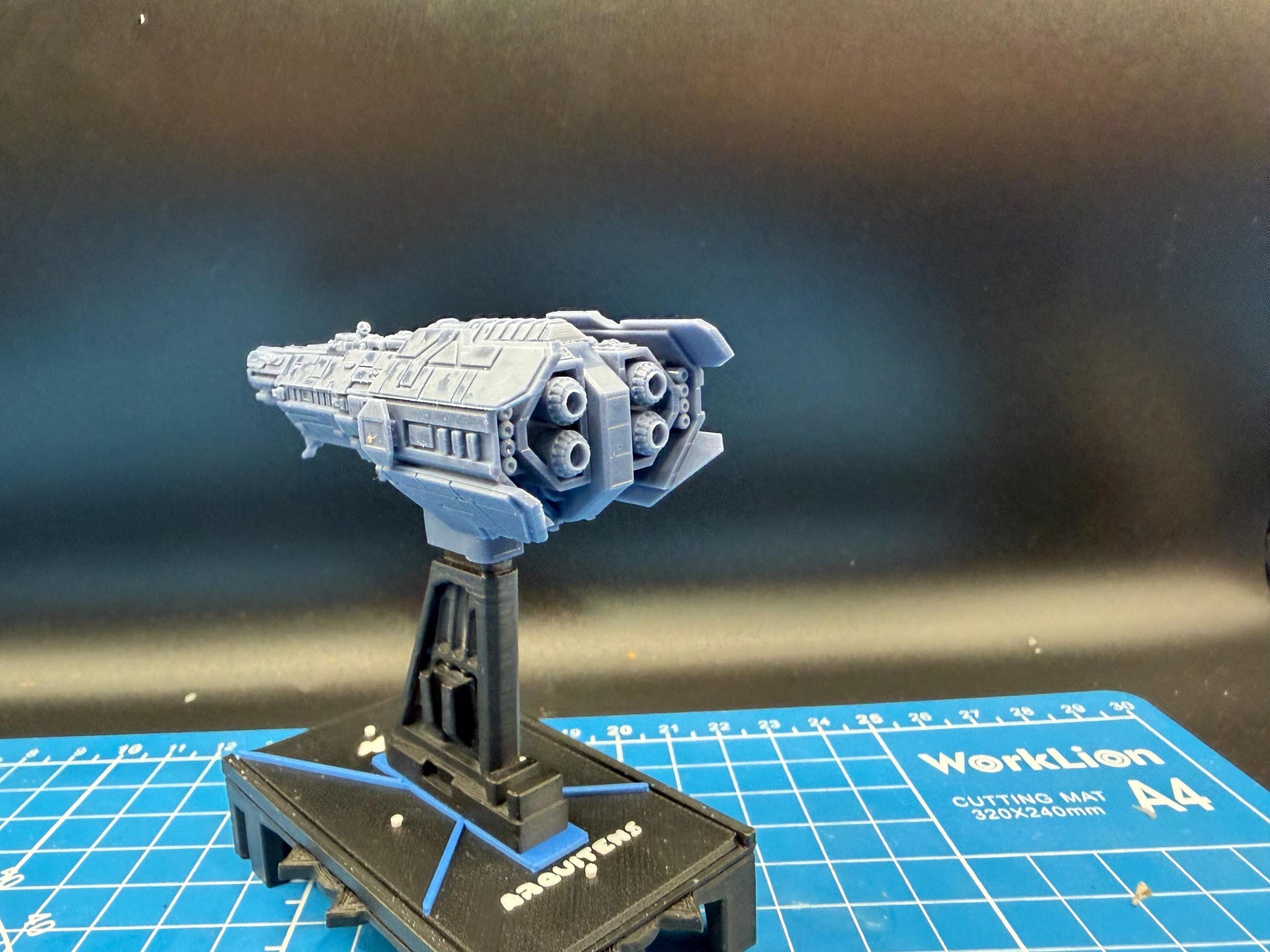 UNSC Able-class Heavy Destroyer Miniature (101mm) for Halo Armada Homebrew