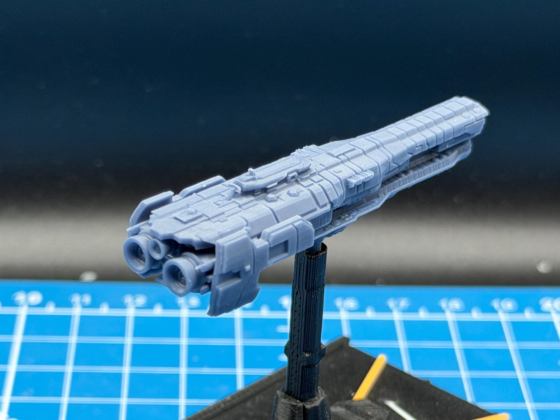 UNSC Strident-Class Heavy Frigate for Halo Armada Nexus scale games 61mm