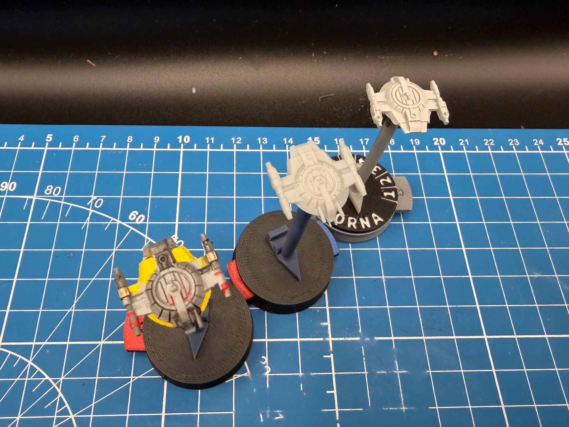 Rogue Lancer Pursuit Craft Irregular Starfighter pack(3) for Star wars armada scale games