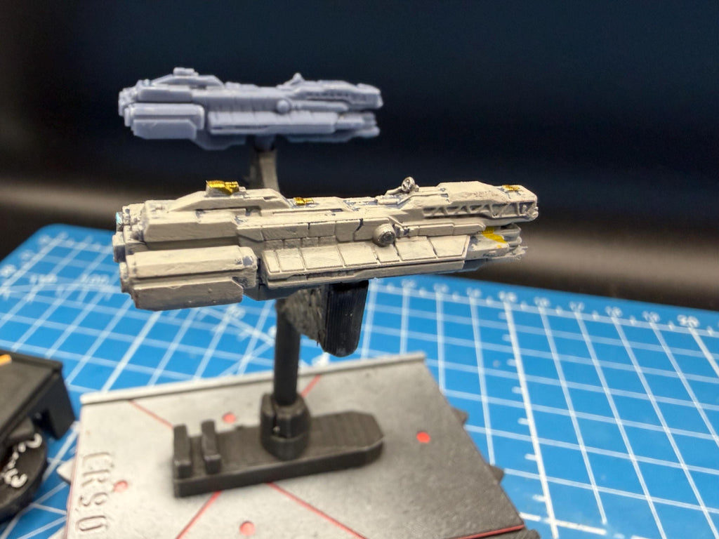 UNSC Scholte class Missile Corvette Miniature (51mm) for Halo Armada Homebrew