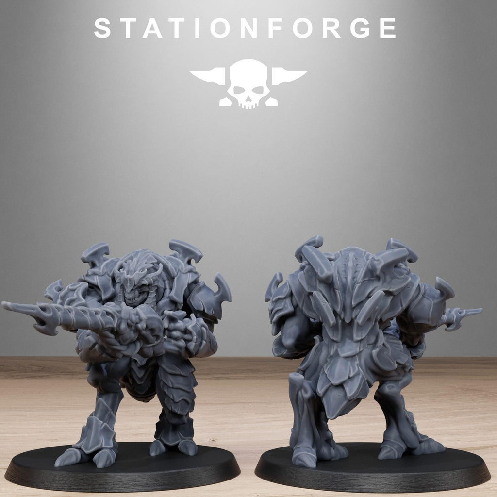 Xenarid Warriors Infantry Squad pack from StationForge 32mm scale (10 Pack)