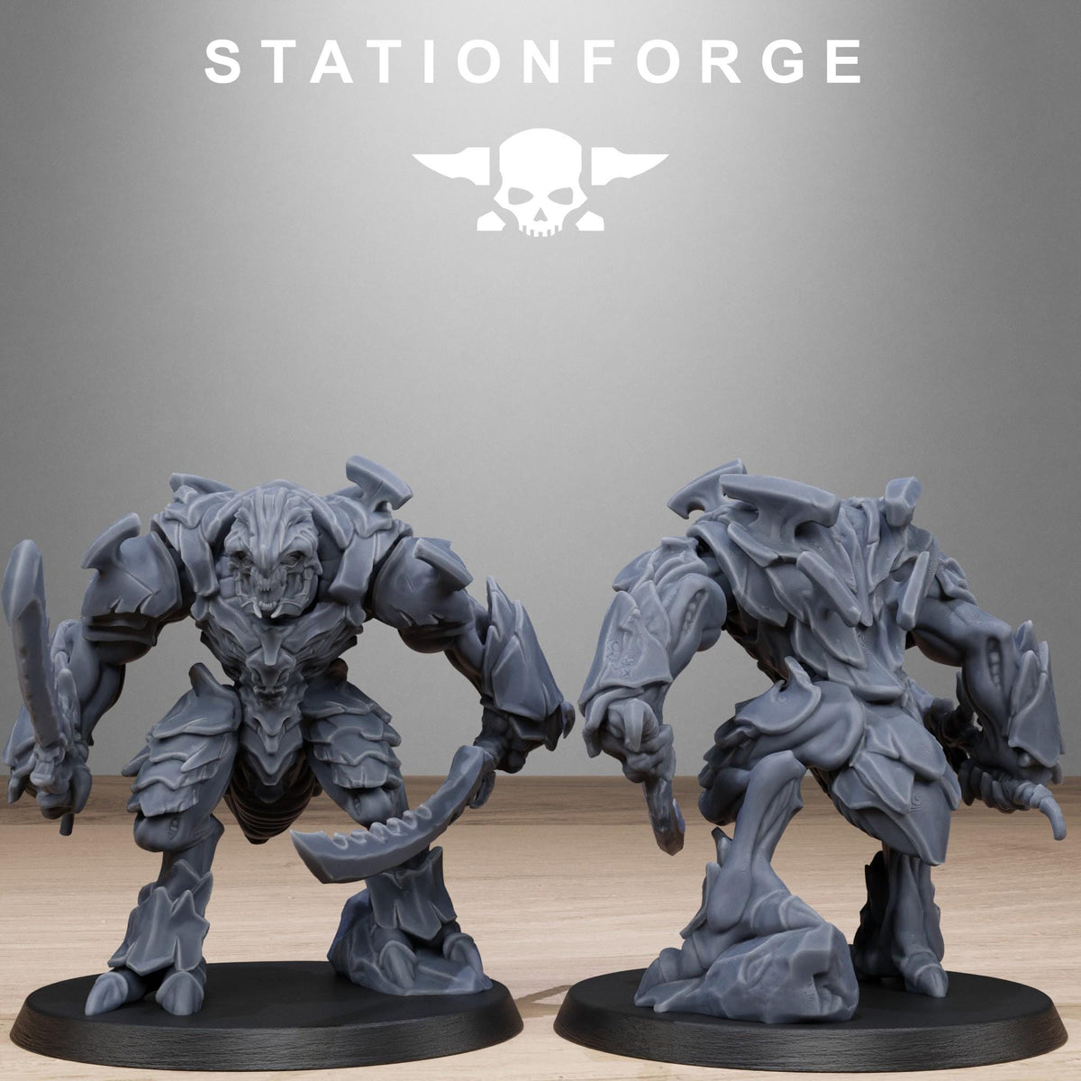 Xenarid Warriors Infantry Squad pack from StationForge 32mm scale (10 Pack)