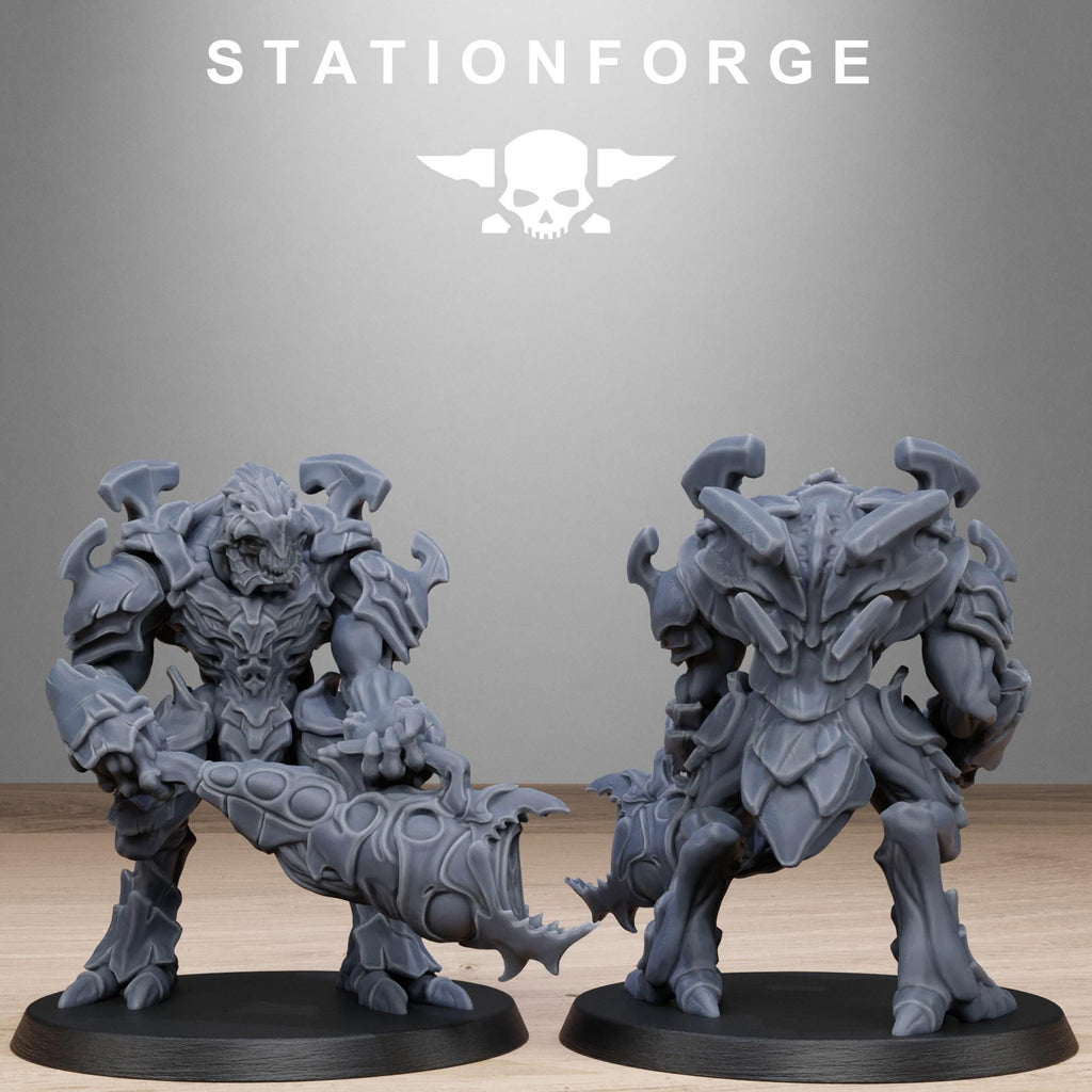 Xenarid Warriors Infantry Squad pack from StationForge 32mm scale (10 Pack)