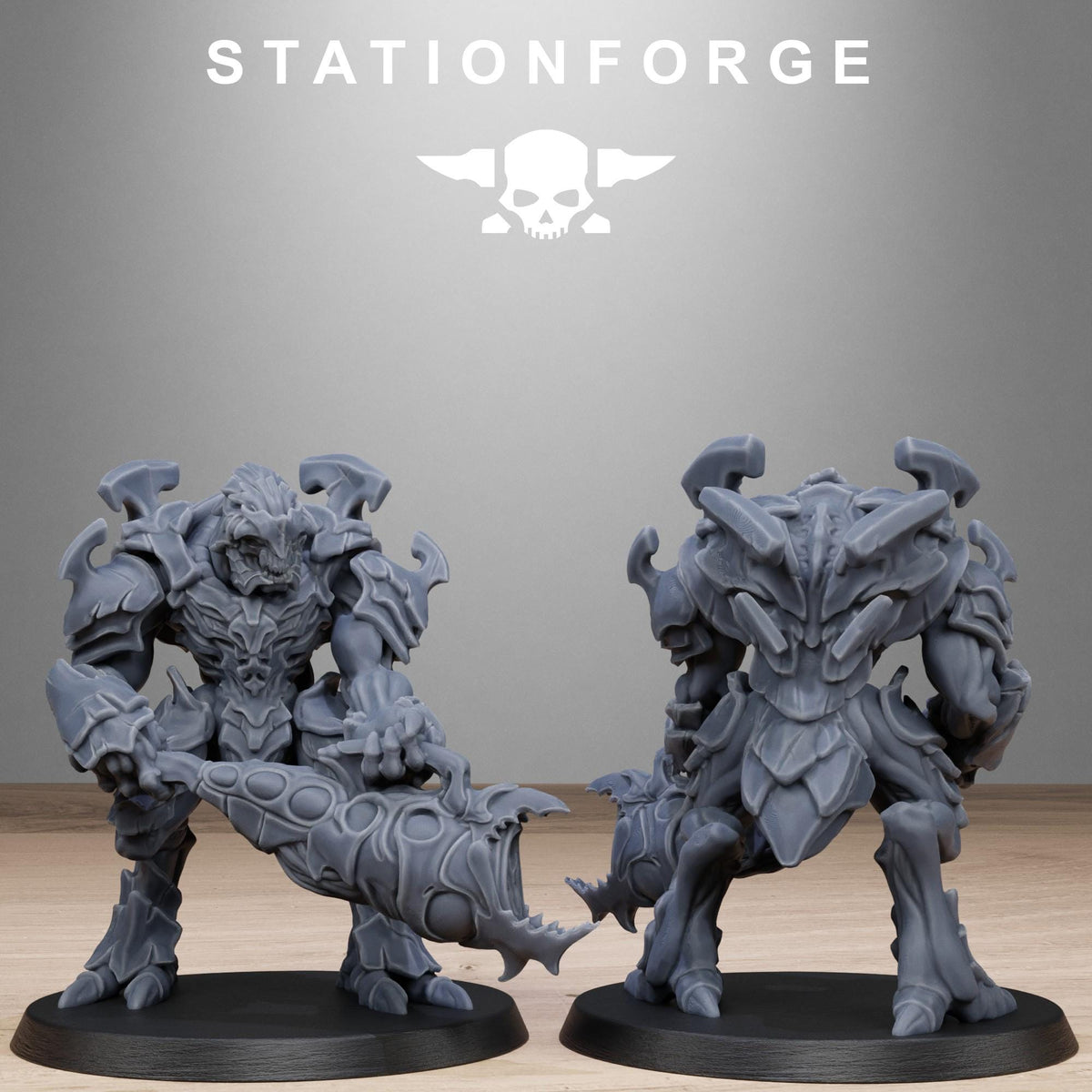 Xenarid Warriors Infantry Squad pack from StationForge 32mm scale (10 Pack)
