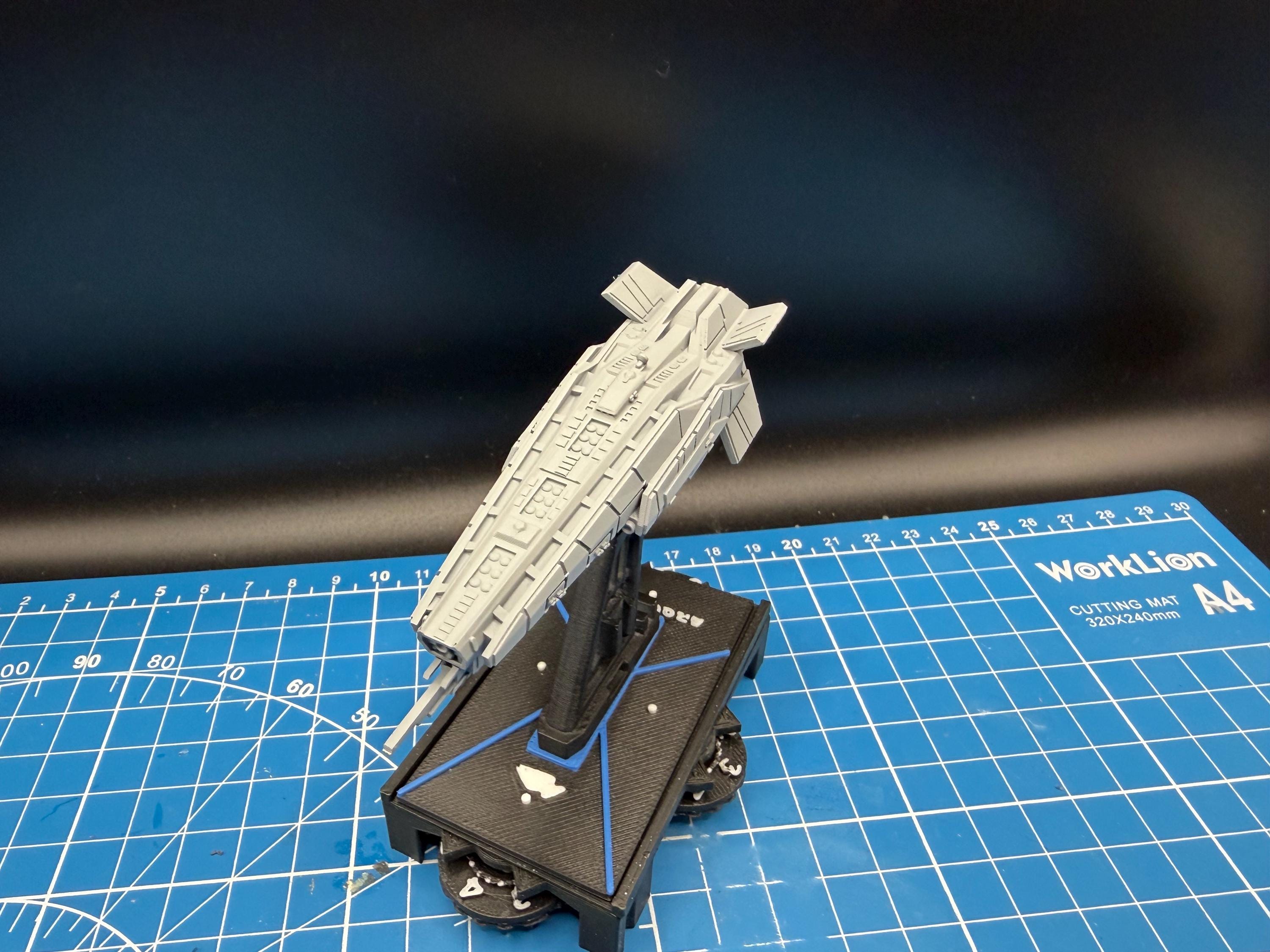 UNSC Guandao-class Strike Destroyer Miniature (101mm) for Halo Armada Homebrew