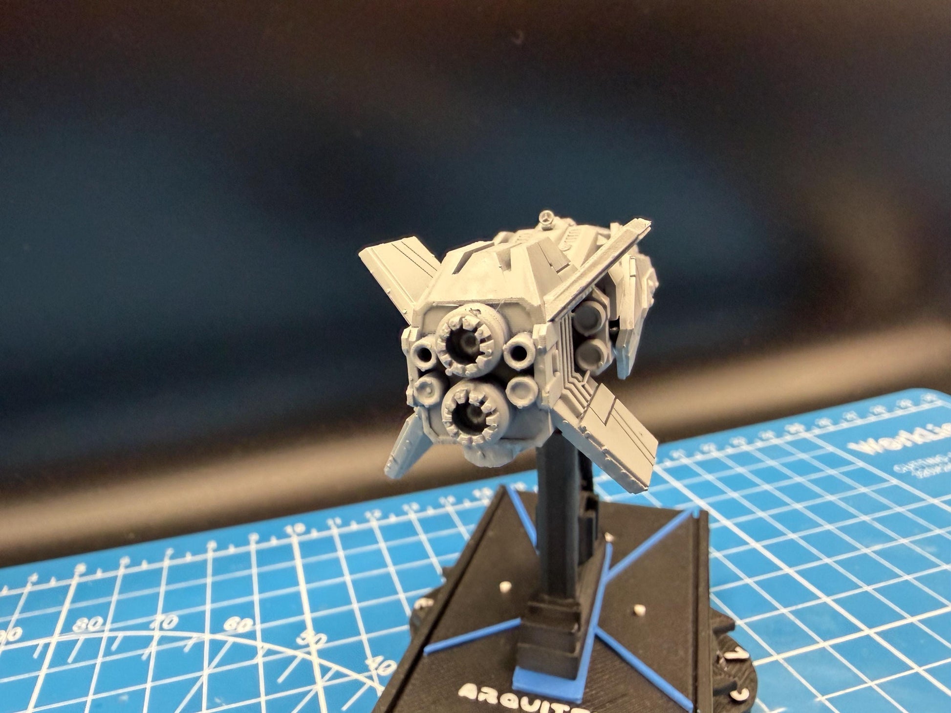 UNSC Guandao-class Strike Destroyer Miniature (101mm) for Halo Armada Homebrew