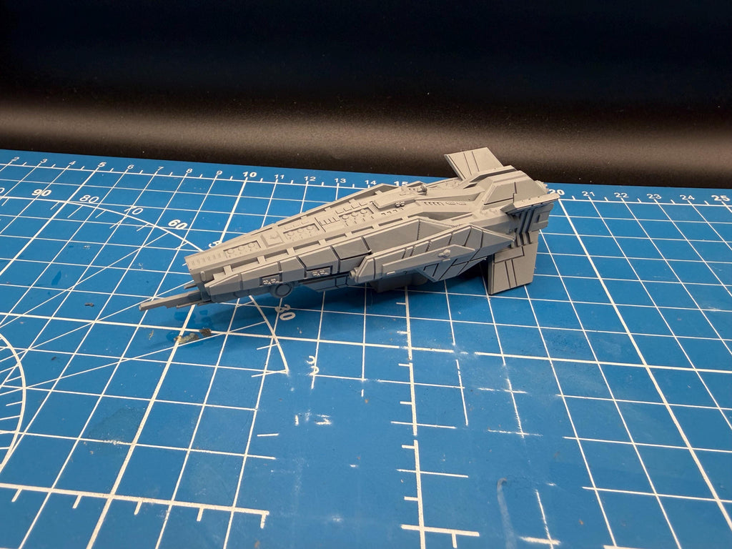 UNSC Guandao-class Strike Destroyer Miniature (101mm) for Halo Armada Homebrew