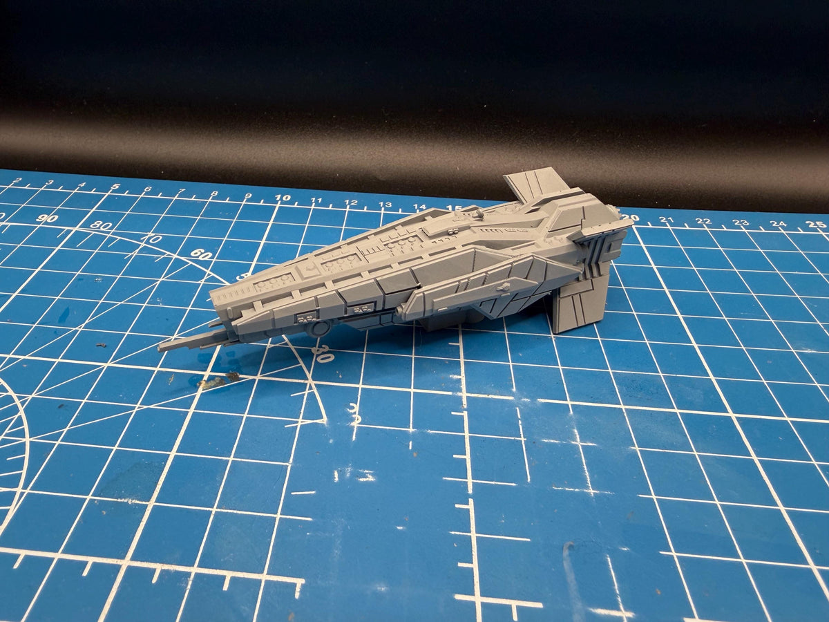 UNSC Guandao-class Strike Destroyer Miniature (101mm) for Halo Armada Homebrew