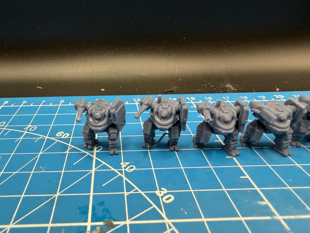 10mm Scale OGRE Hardsuit Platoon (6) for Full Spectrum Dominance, epic scale games