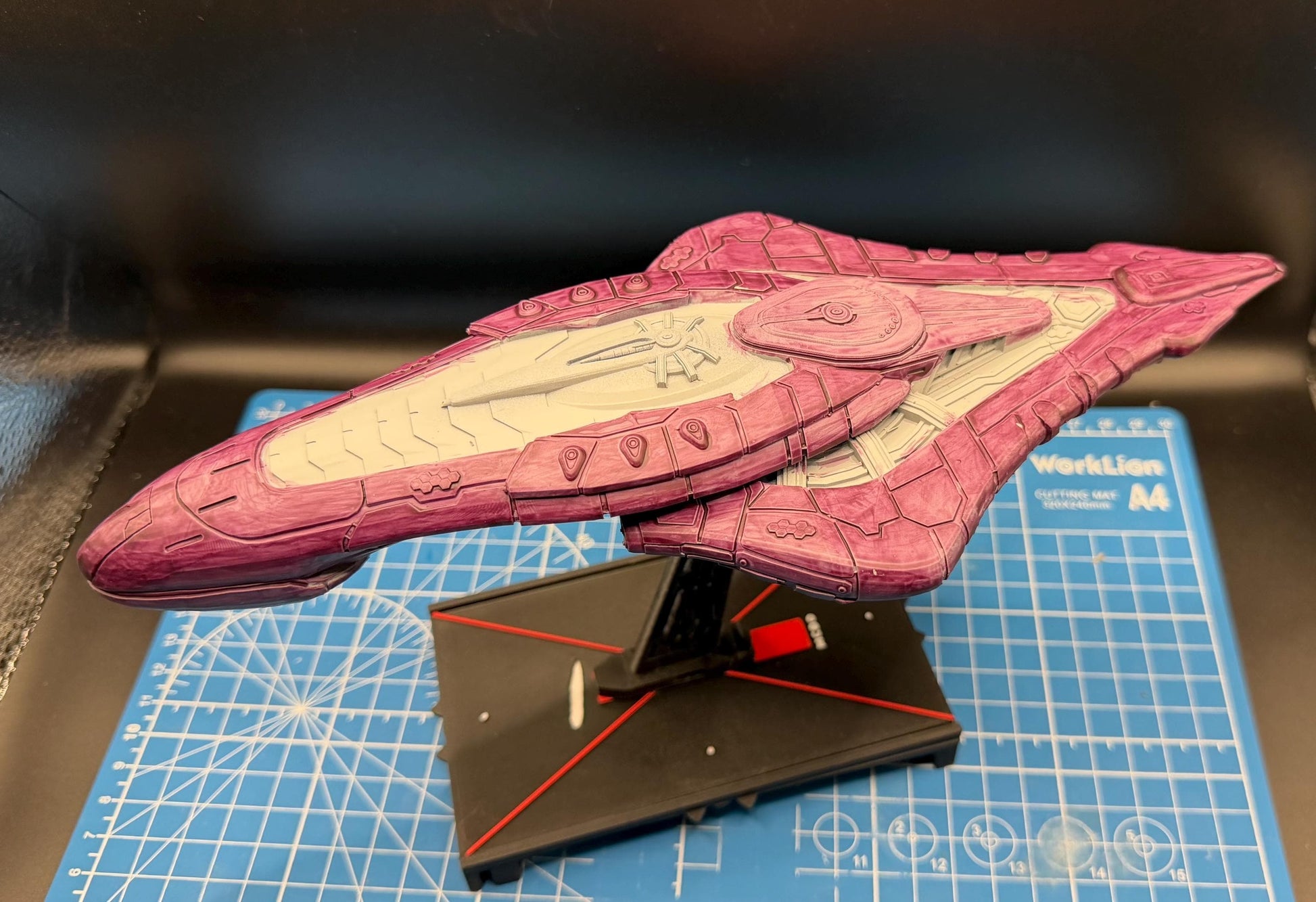 Covenant DOS Onura-pattern Supercruiser for Halo Armada 272mm