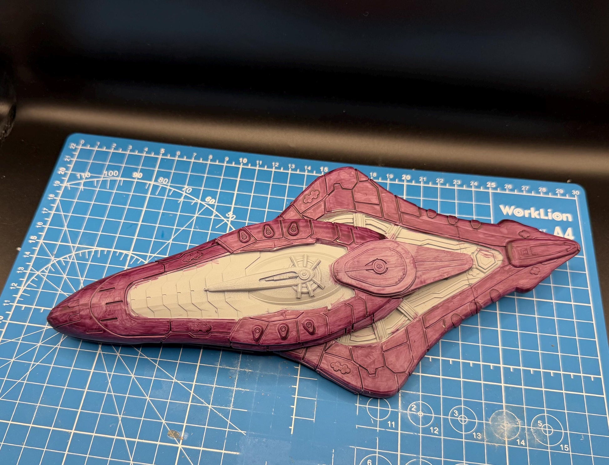 Covenant DOS Onura-pattern Supercruiser for Halo Armada 272mm