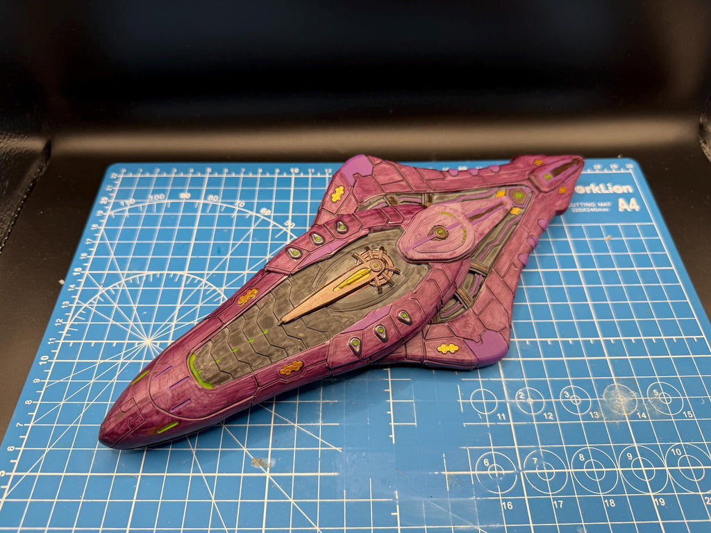 Covenant DOS Onura-pattern Supercruiser for Halo Armada 272mm