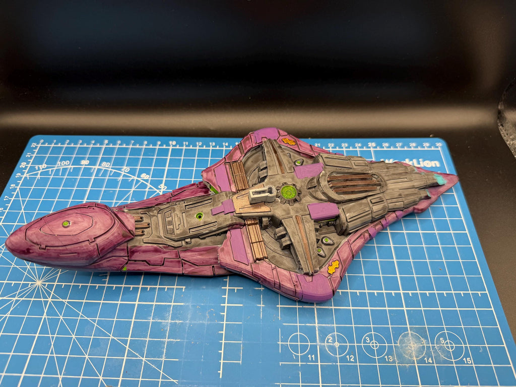 Covenant DOS Onura-pattern Supercruiser for Halo Armada 272mm