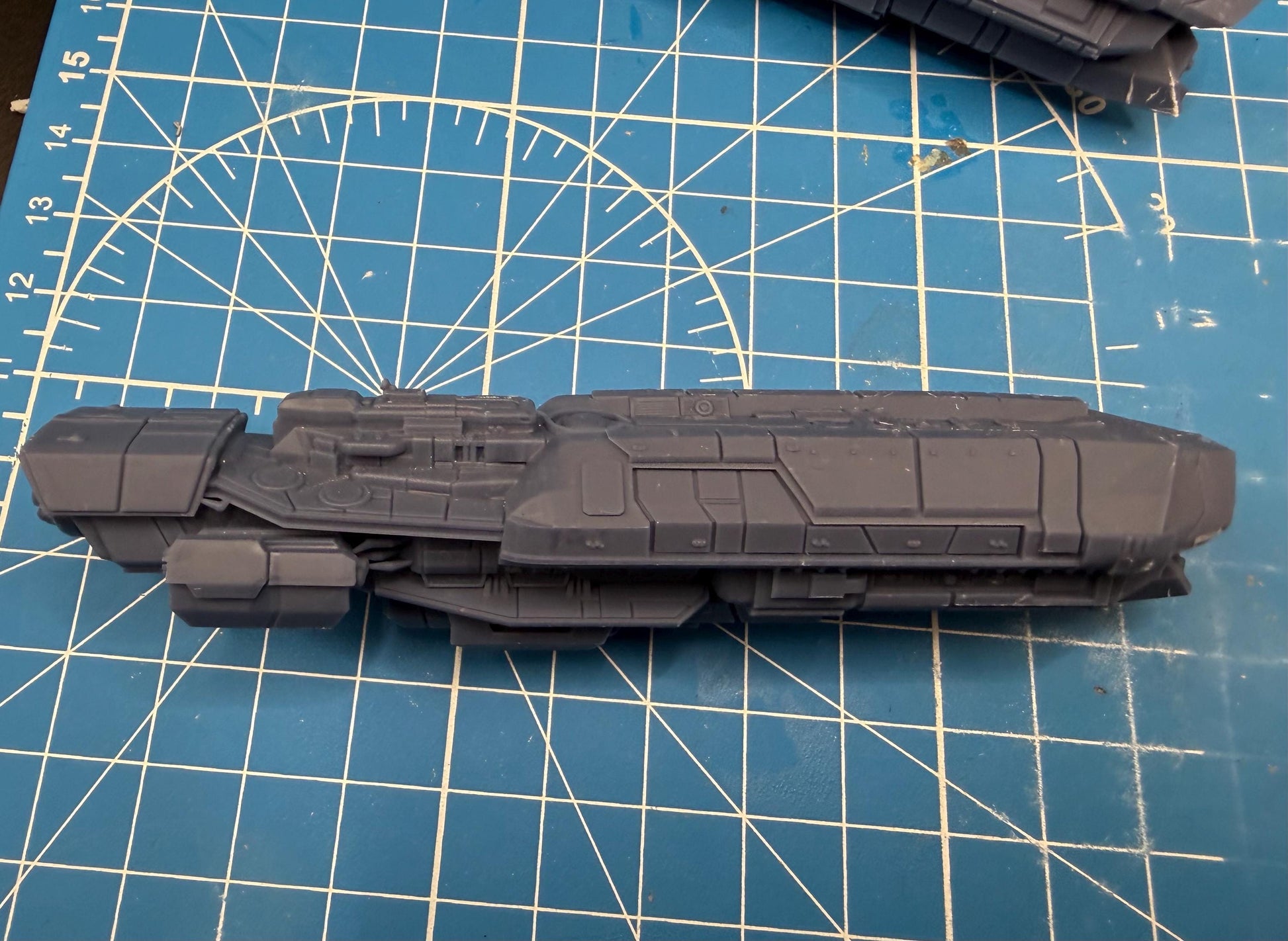 Halo Fleet Battles Proxy UNSC Orion Assault Cruiser Upgrade set for epic scale space games