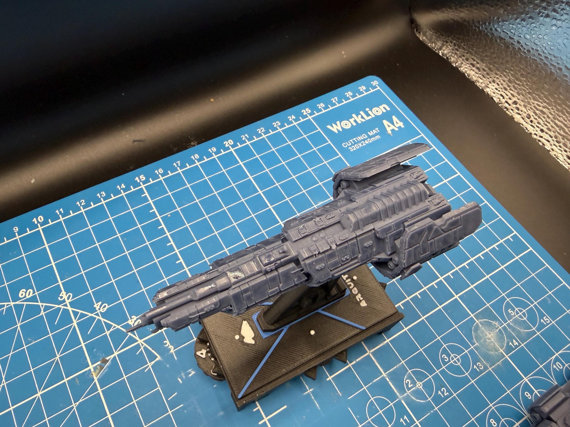 UNSC Able-class Heavy Destroyer Miniature (101mm) for Halo Armada Homebrew