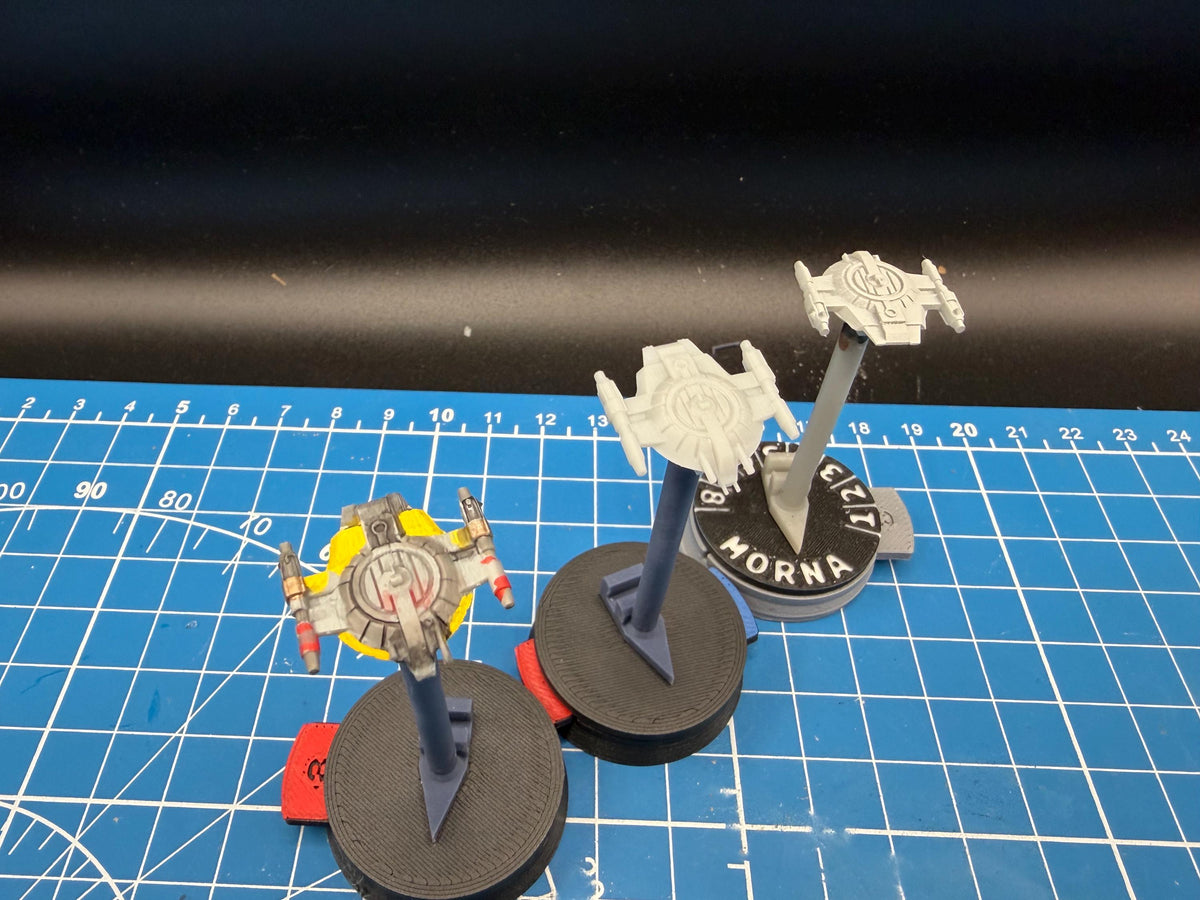 Rogue Lancer Pursuit Craft Irregular Starfighter pack(3) for Star wars armada scale games