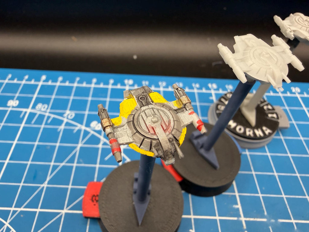 Rogue Lancer Pursuit Craft Irregular Starfighter pack(3) for Star wars armada scale games