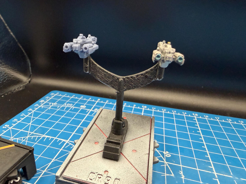 UNSC Scholte class Missile Corvette Miniature (51mm) for Halo Armada Homebrew