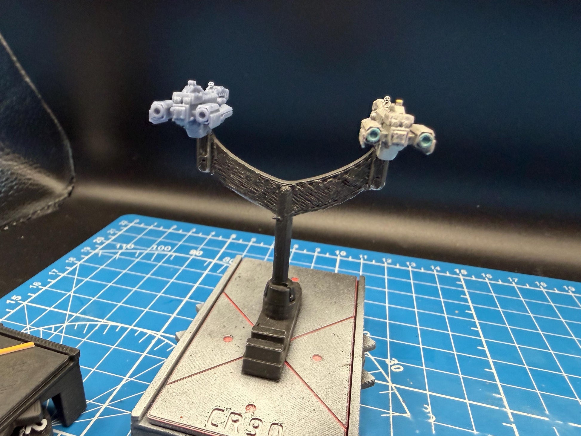 UNSC Scholte class Missile Corvette Miniature (51mm) for Halo Armada Homebrew