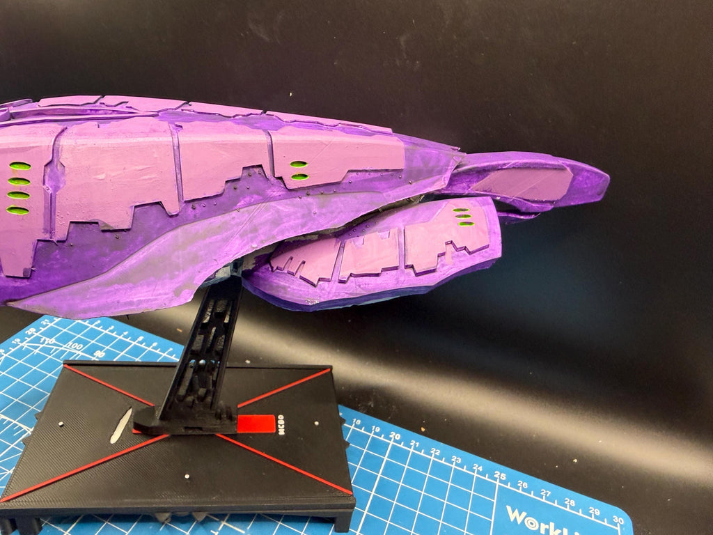 Covenant Rwaru-pattern Carrack Merchant Cruiser for Halo Armada 246mm