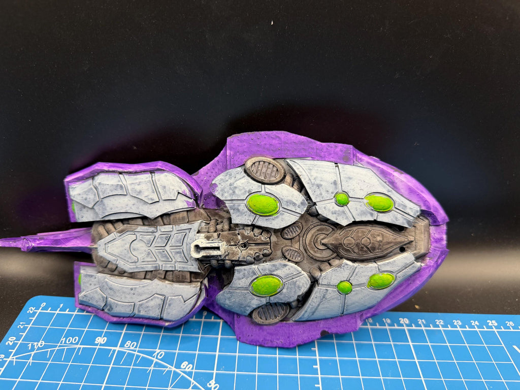 Covenant Rwaru-pattern Carrack Merchant Cruiser for Halo Armada 246mm
