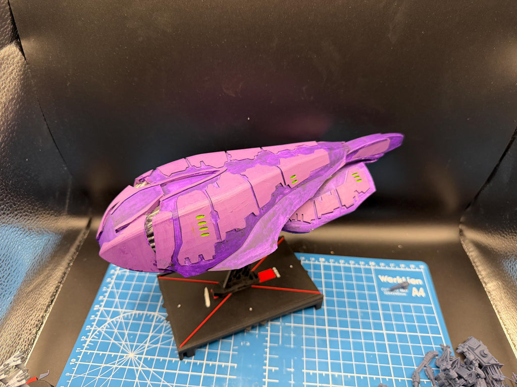 Covenant Rwaru-pattern Carrack Merchant Cruiser for Halo Armada 246mm