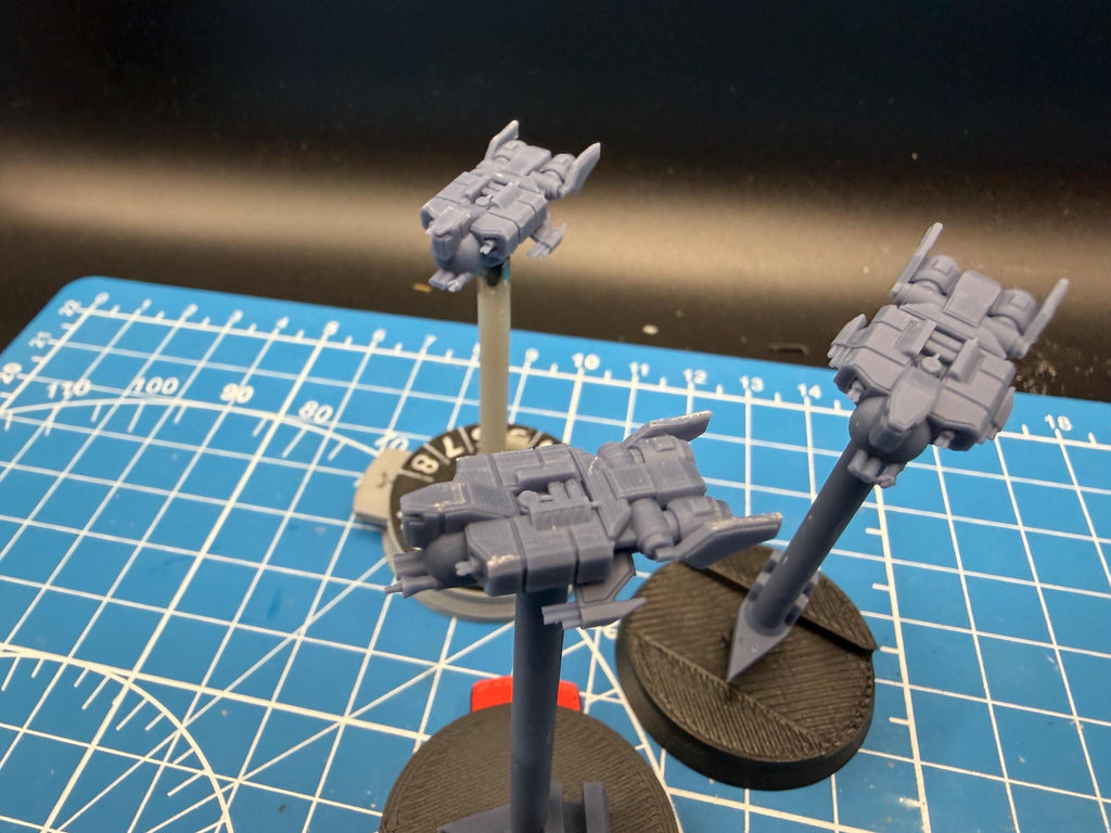 Rogue YV-929 Armed Freighter Irregular Starfighter pack(3) for Star wars armada scale games
