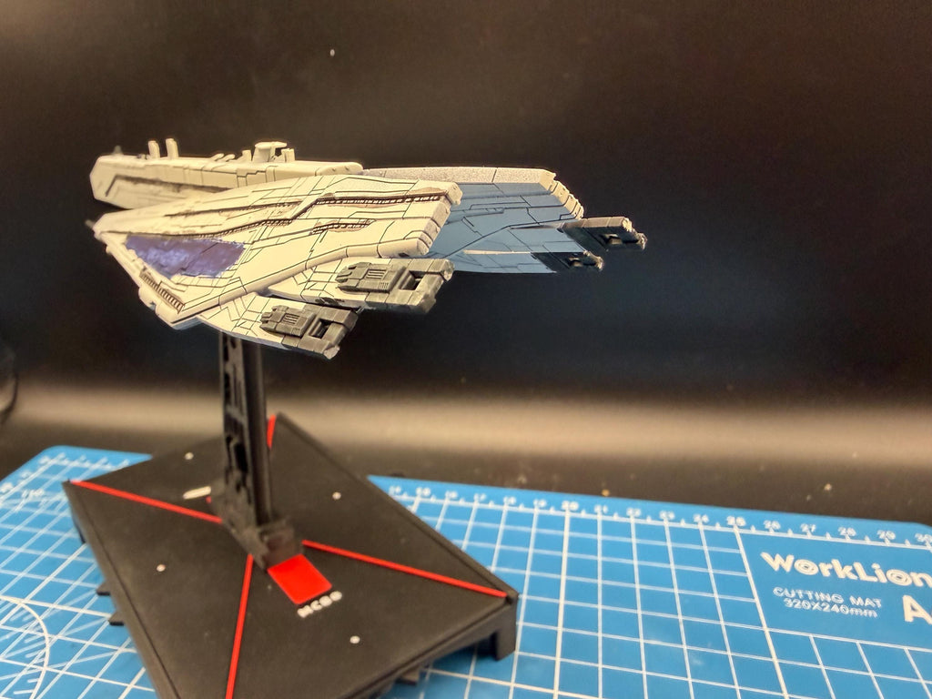 Human Alliance Kilimanjaro Dreadnought for Star Wars Armada scale games (200mm)