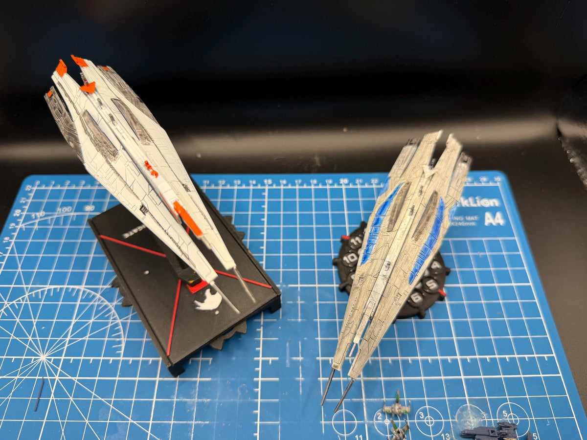 Human Alliance Vancouver Cruiser pack (2) for Star Wars Armada scale games (150mm)