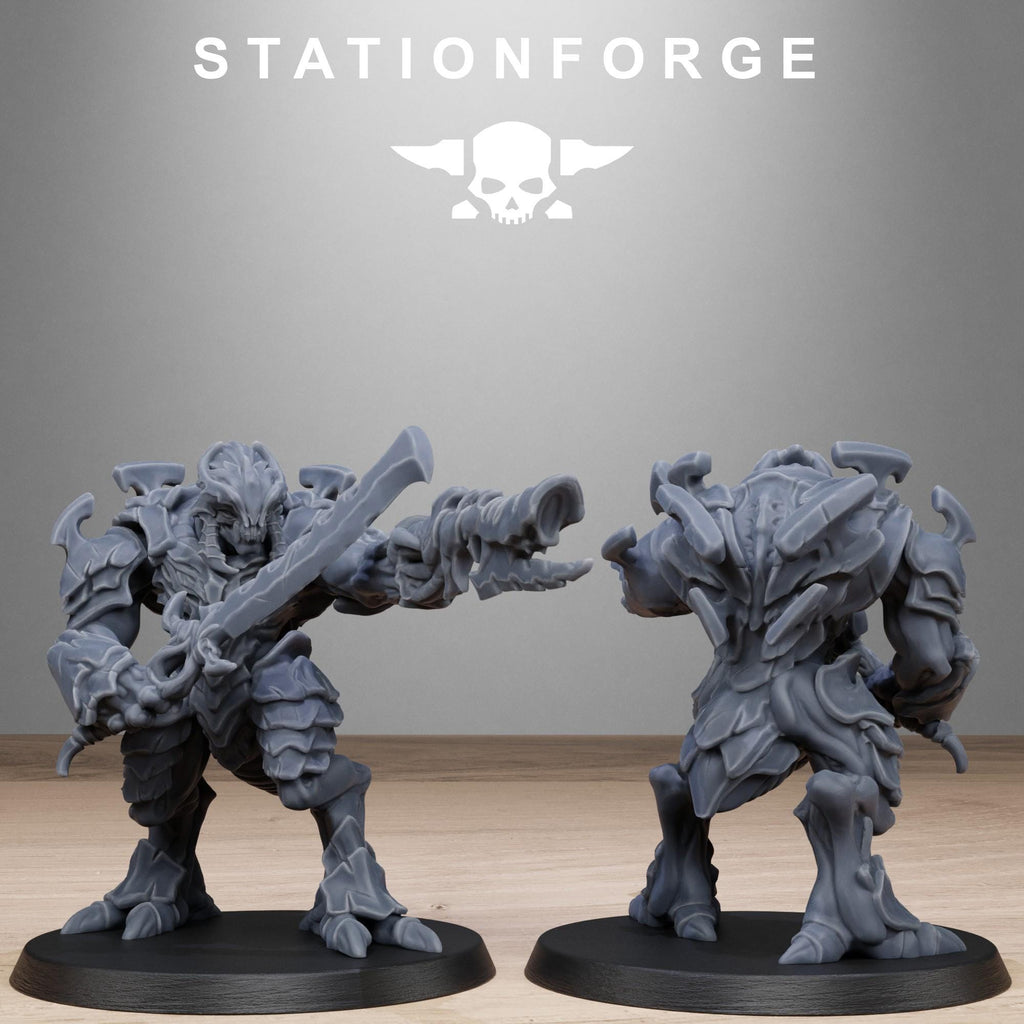 Xenarid Warriors Infantry Squad pack from StationForge 32mm scale (10 Pack)