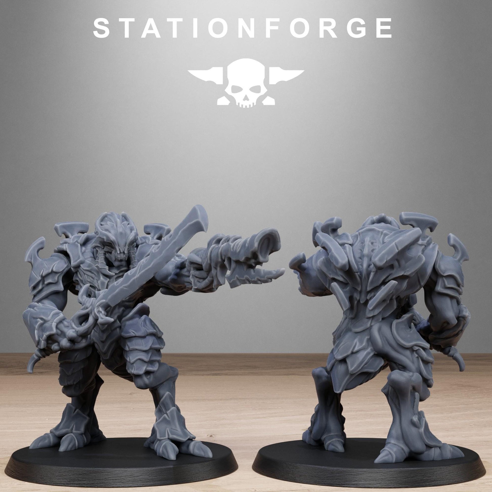 Xenarid Warriors Infantry Squad pack from StationForge 32mm scale (10 Pack)
