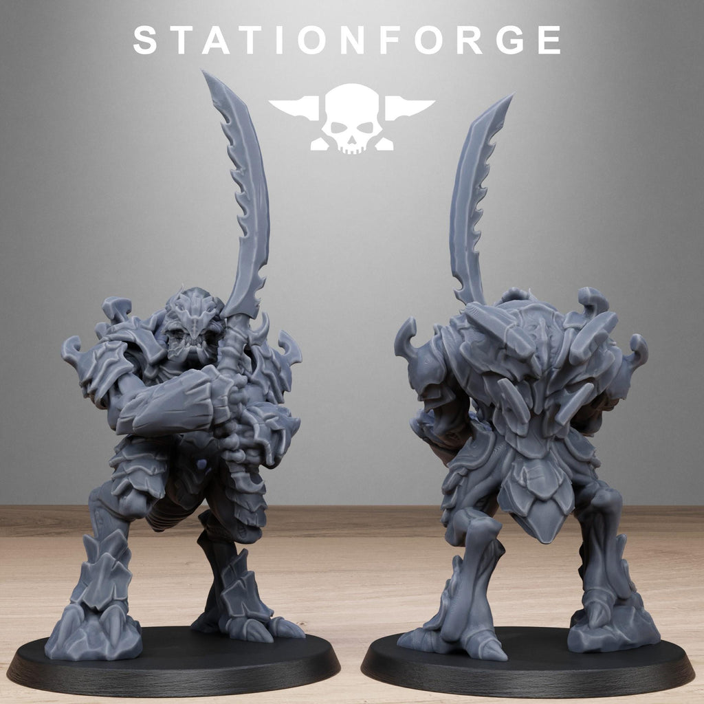 Xenarid Warriors Infantry Squad pack from StationForge 32mm scale (10 Pack)