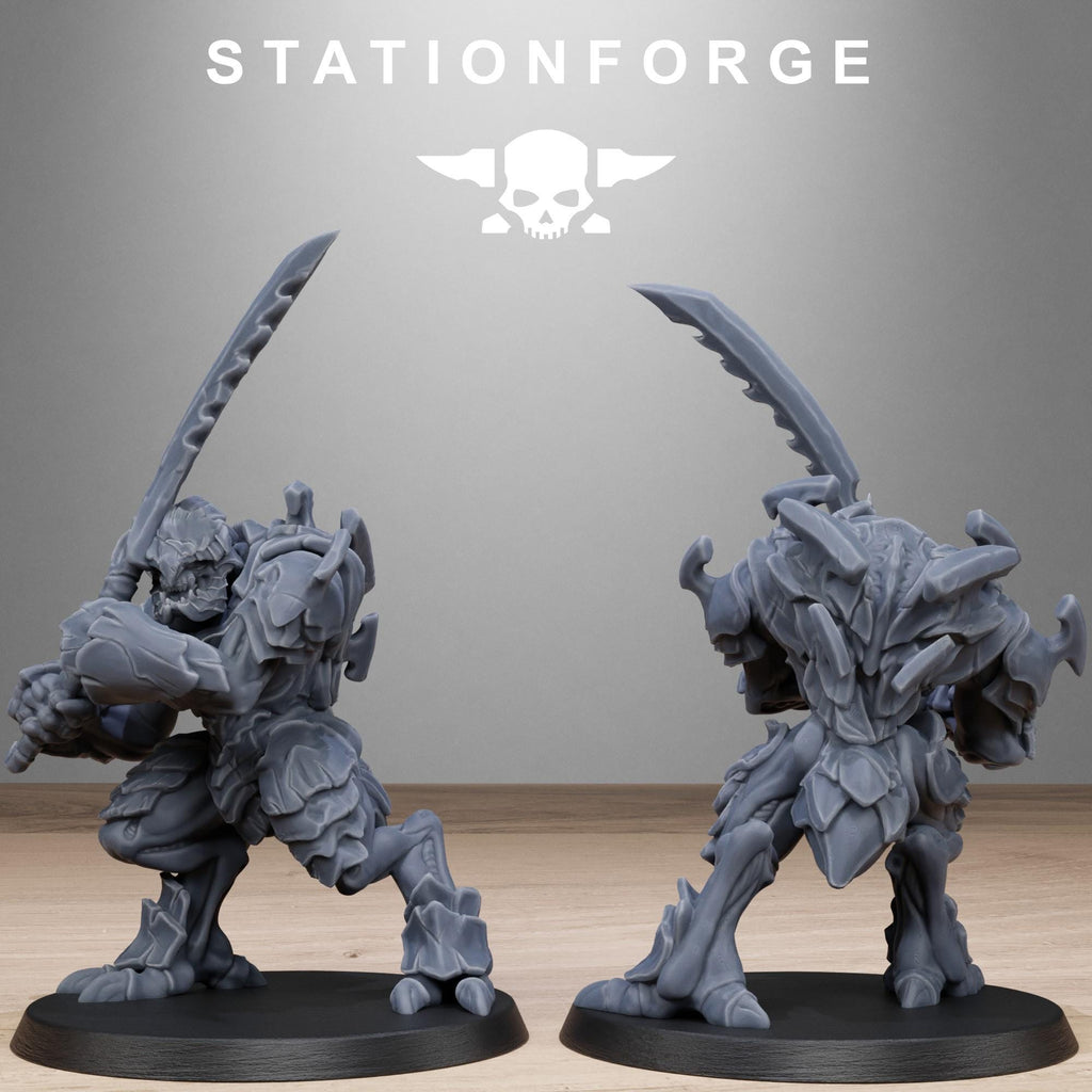 Xenarid Warriors Infantry Squad pack from StationForge 32mm scale (10 Pack)