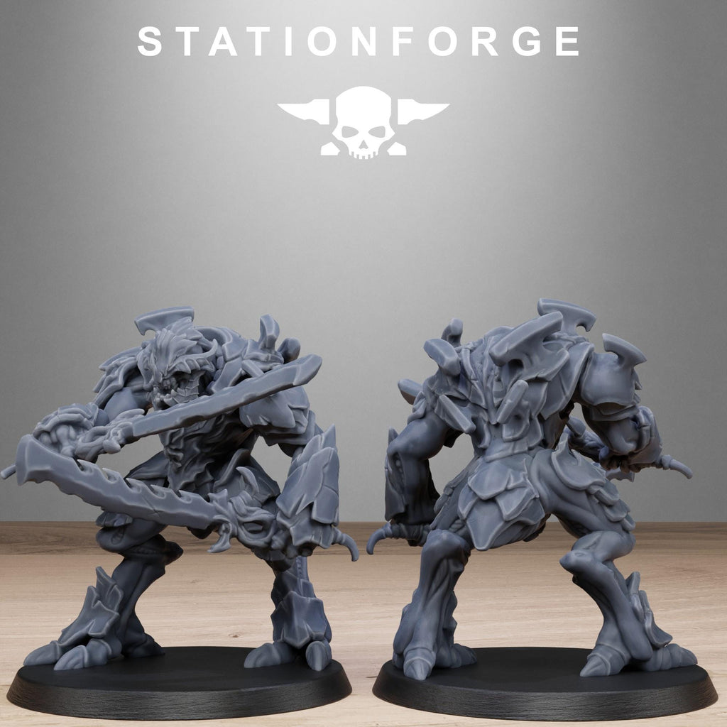 Xenarid Warriors Infantry Squad pack from StationForge 32mm scale (10 Pack)
