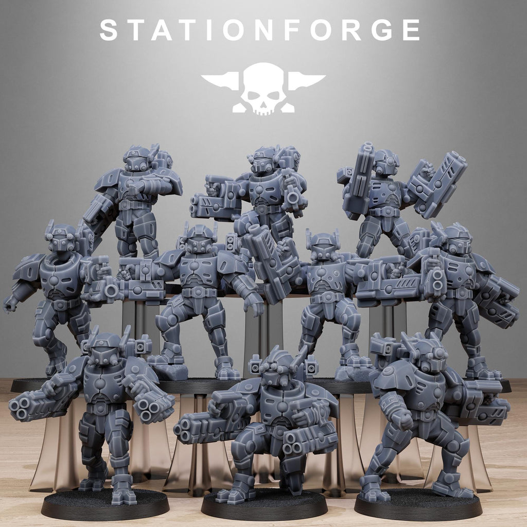 Tarion Heavy Armored Squad pack from StationForge 32mm scale (10 Pack)