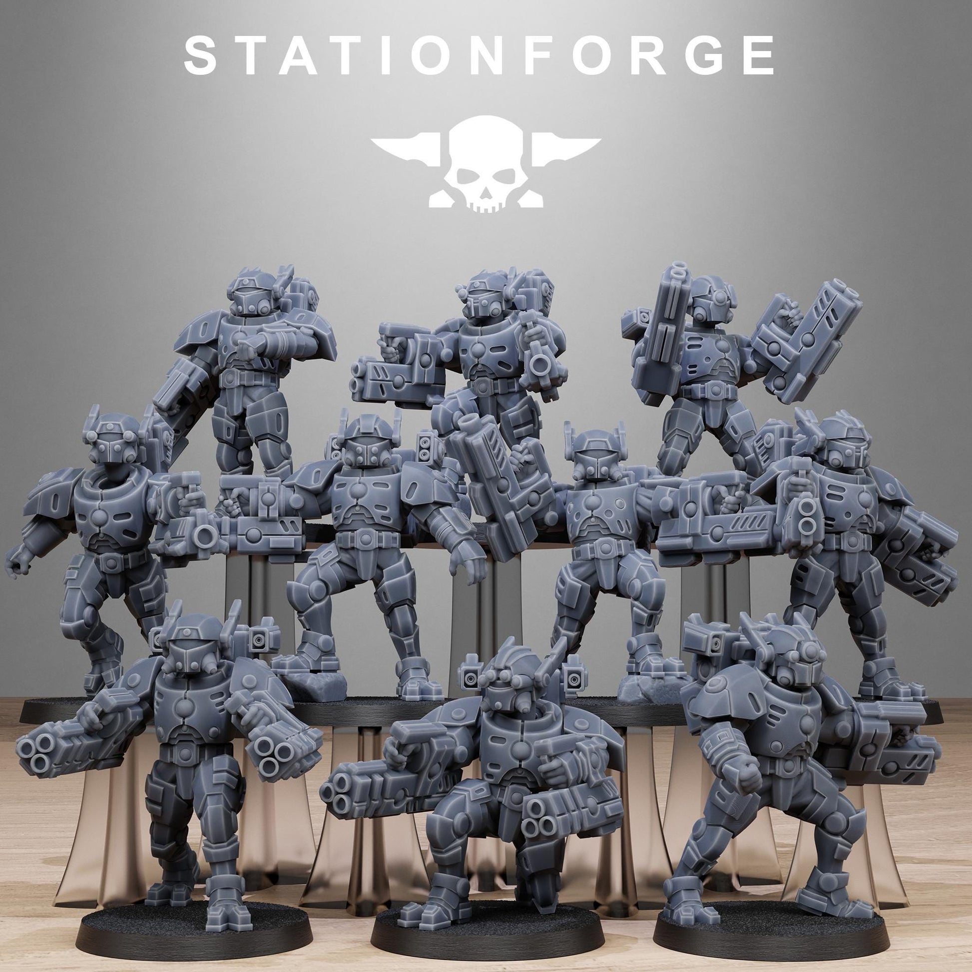 Tarion Heavy Armored Squad pack from StationForge 32mm scale (10 Pack)