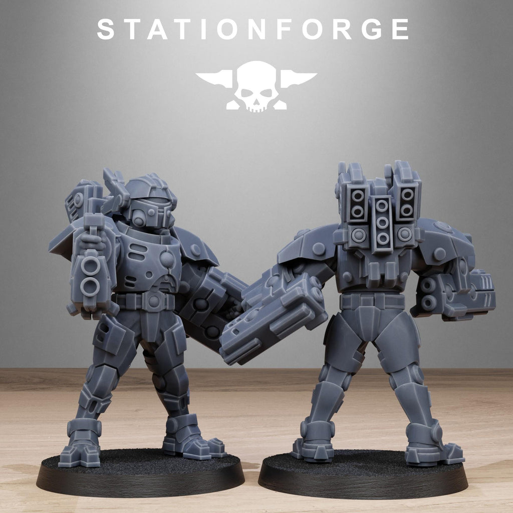 Tarion Heavy Armored Squad pack from StationForge 32mm scale (10 Pack)