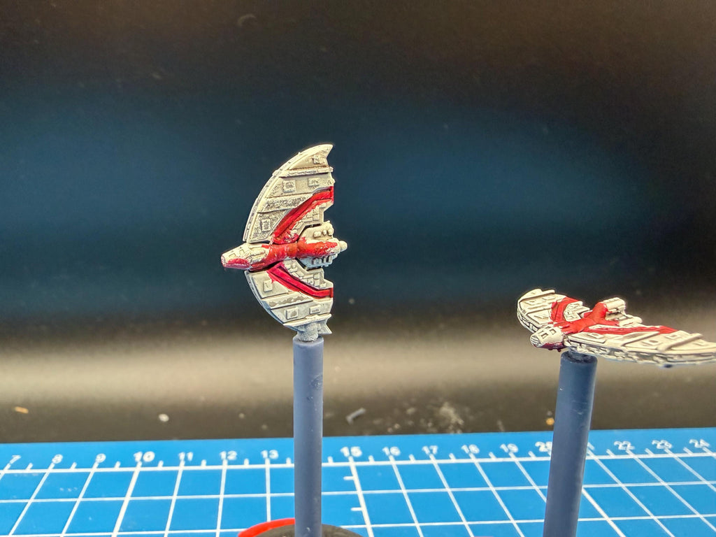 Jedi T6 class shuttle (2 fighters) for Star Wars Armada scale games