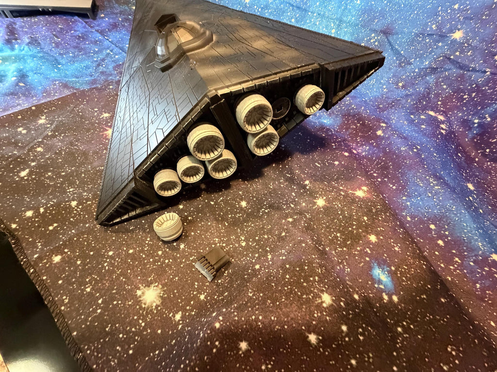 Dark Empire Eclipse 2 class Super Star Destroyer for Star wars armada scale games 600mm