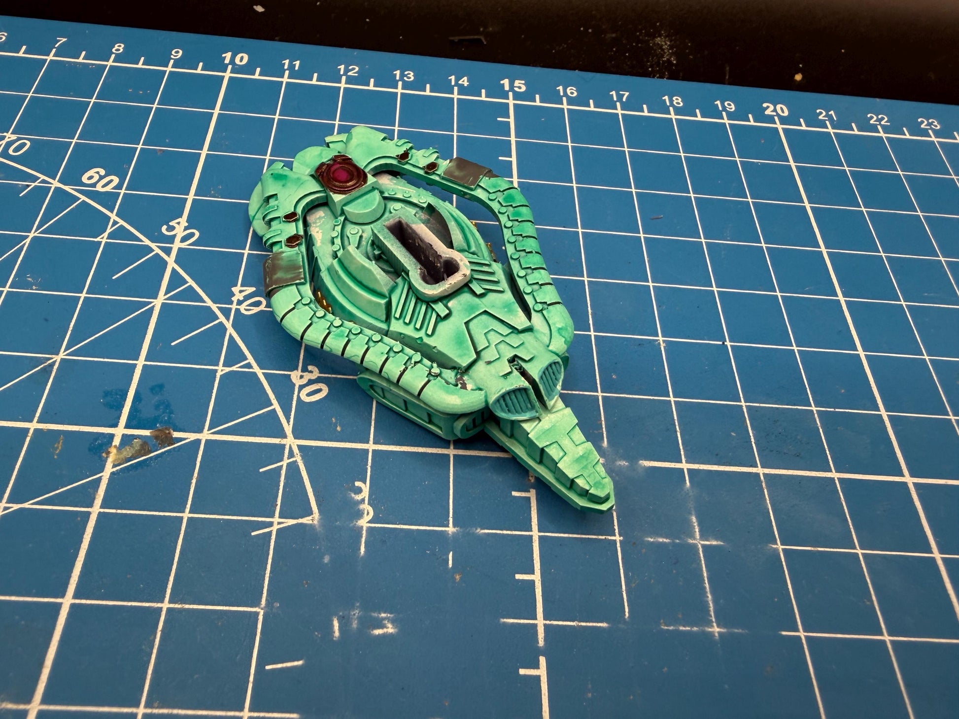 Covenant ADP-class Akton Pattern Escort 1:10000 scale for Halo Armada Homebrew or other miniatures games 70mm