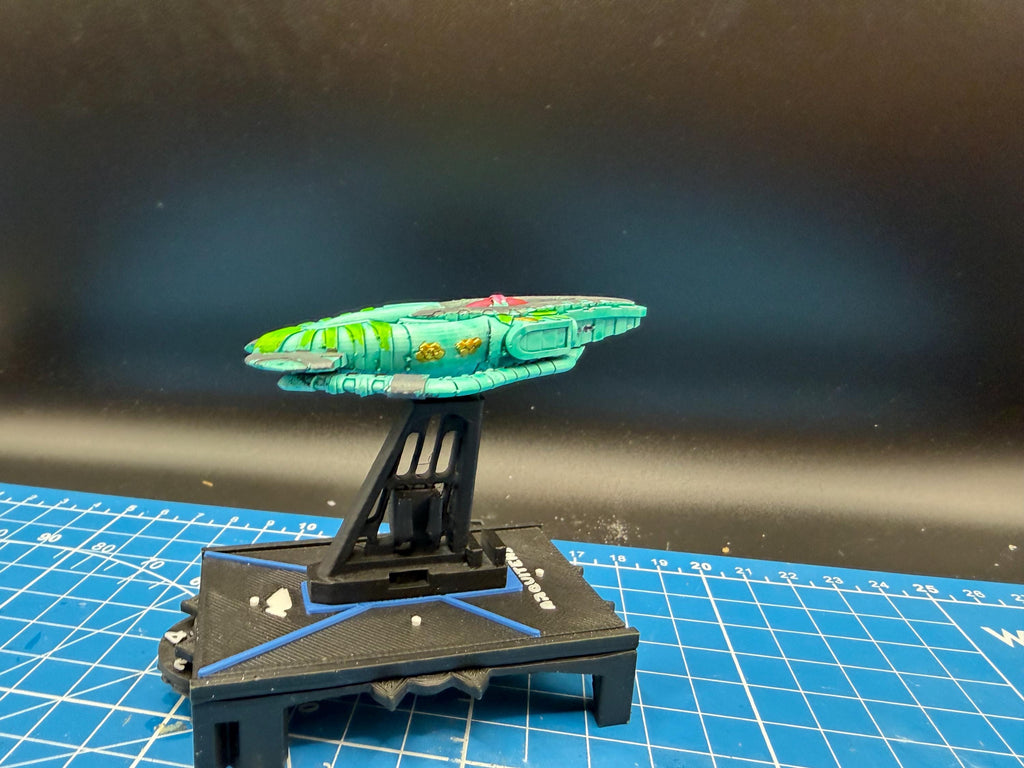 Covenant ADP-class Akton Pattern Escort 1:10000 scale for Halo Armada Homebrew or other miniatures games 70mm