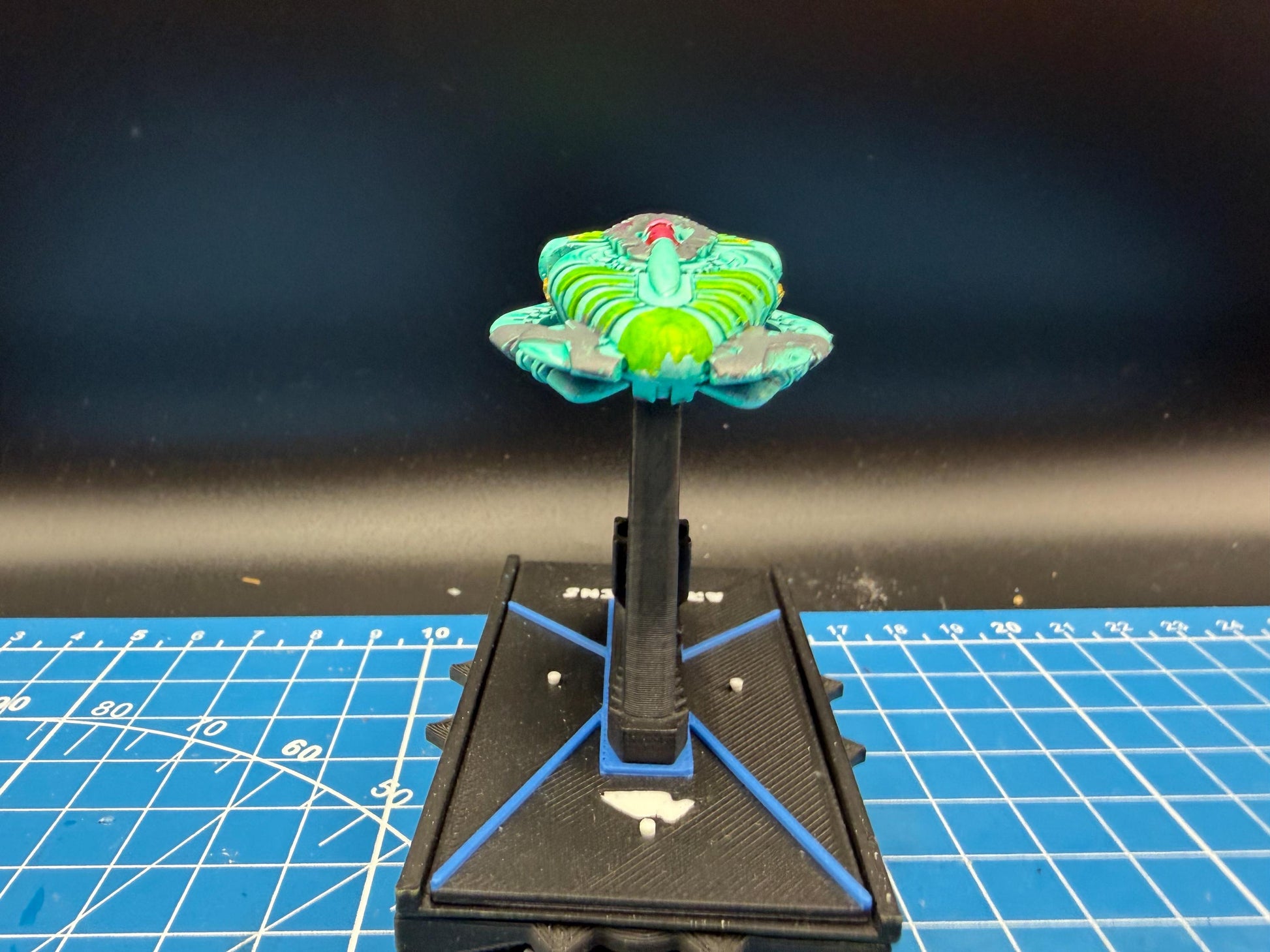 Covenant ADP-class Akton Pattern Escort 1:10000 scale for Halo Armada Homebrew or other miniatures games 70mm