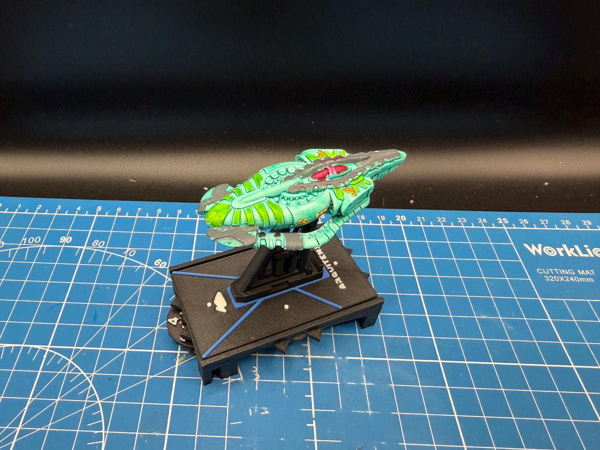 Covenant ADP-class Akton Pattern Escort 1:10000 scale for Halo Armada Homebrew or other miniatures games 70mm