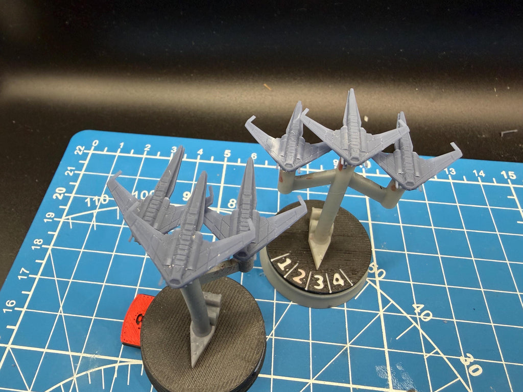 UNSC B-65 Shortsword Bomber Squadron(6): Halo Armada Miniatures (25mm)