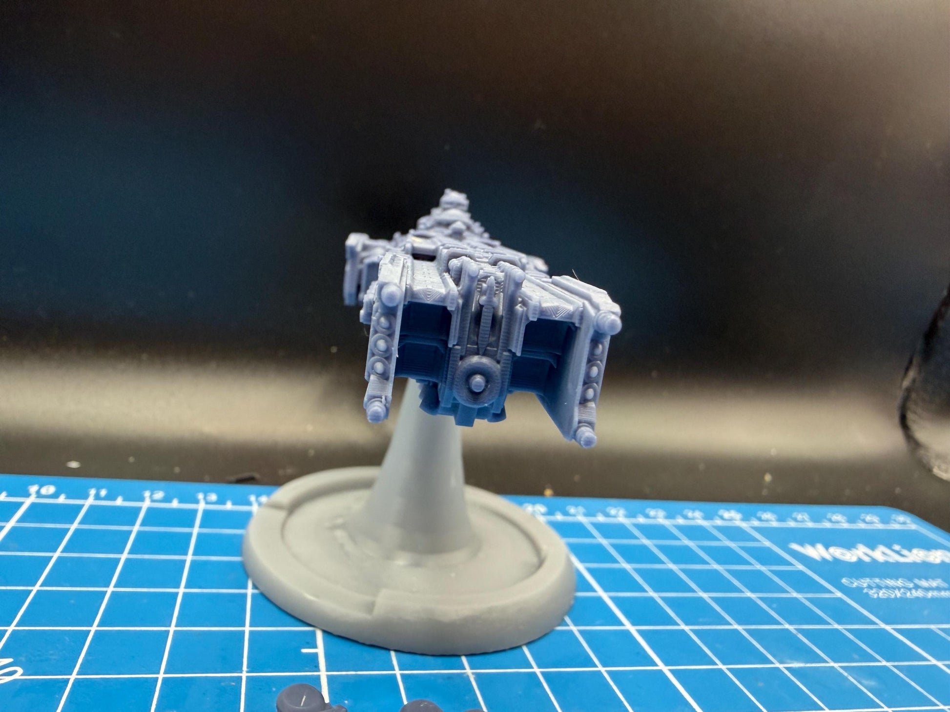 Goth Human Empire Sol Pattern Space Knight Battle Carrier Kit for Onepagerules Warfleets