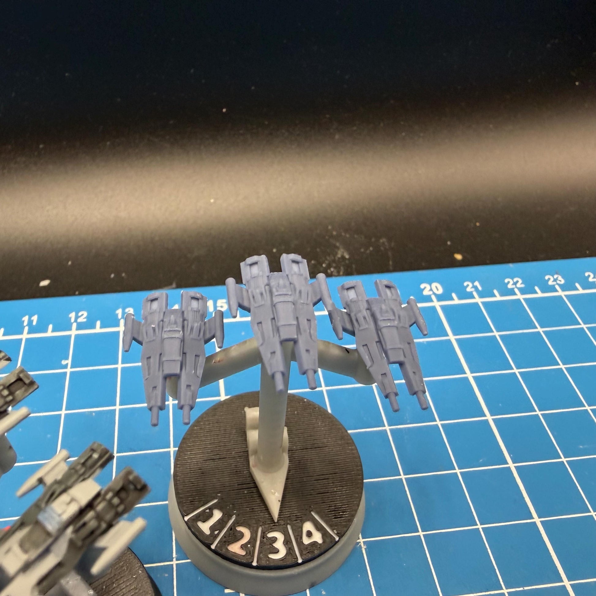 Human Alliance Trident fighter Squadron(6): Halo Armada Miniatures (18mm)