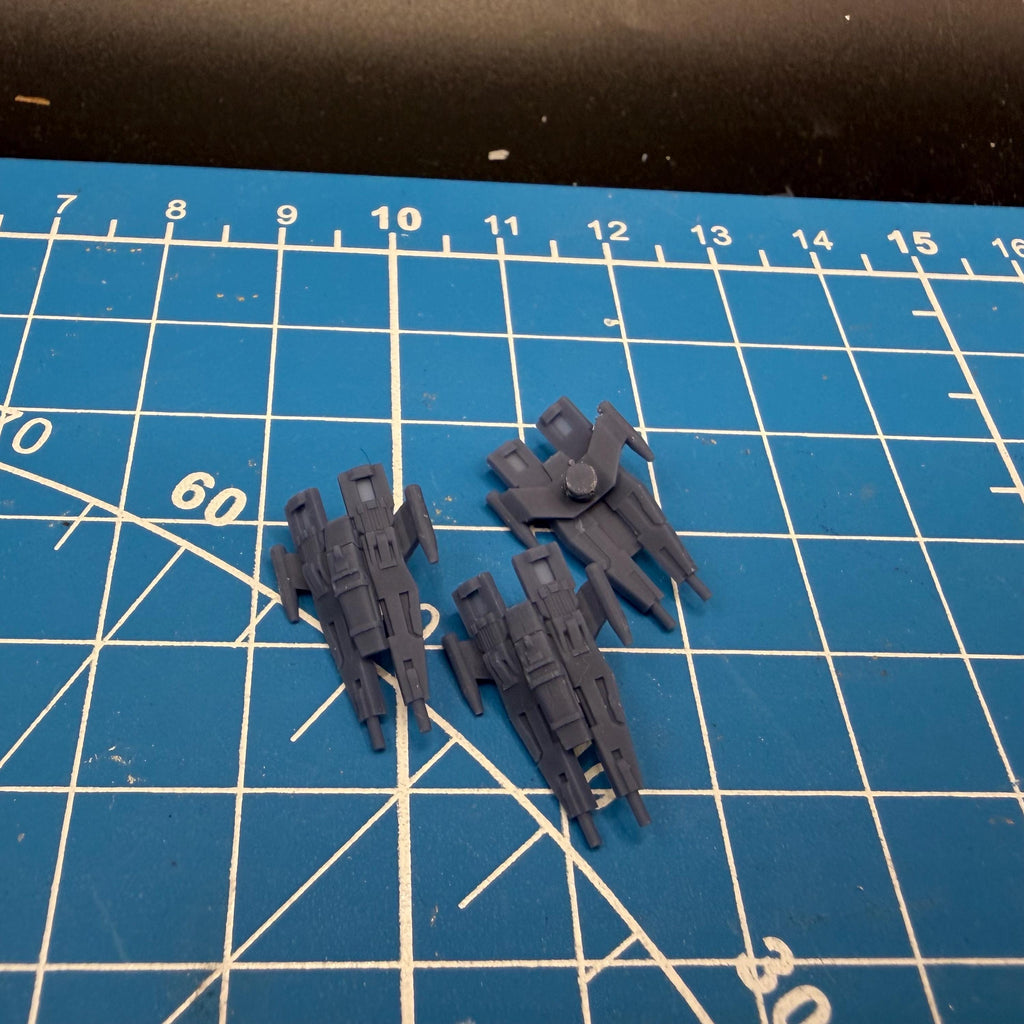 Human Alliance Trident fighter Squadron(6): Halo Armada Miniatures (18mm)